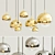 Elegant Glass Pendant Light: Tom Dixon 3D model small image 1