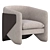 Thea Chair: Sleek and Stylish 3D model small image 1