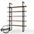 Bale Loft Style Rack | Customizable Sizes | Solid Wood & Metal 3D model small image 1