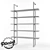 Bale Loft Style Rack | Customizable Sizes | Solid Wood & Metal 3D model small image 2