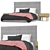 Elegant Bed Stripping Design 3D model small image 1