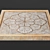 Hand-Carved Wood Floral Wall Art 3D model small image 3