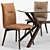 Maya and Mikado - Connubia Calligaris: Stylish and Versatile Dining Set 3D model small image 2