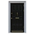 Classic Swing Door, 900x2000 Dimensions 3D model small image 1