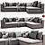 Minimalistic Hamilton Sofa Set 3D model small image 1