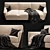 Elegant Vittoria Sofa: Timeless Luxury 3D model small image 2