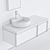 Ceramica Cielo Multiplo Vanity Set 3D model small image 3