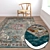 Elegant Carpet Set 8 - High-Quality Textures 3D model small image 2