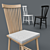 Stylish Family Chairs: Scandinavian Design 3D model small image 2