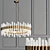 Elegant Arteriors Haskell Chandelier 3D model small image 1