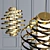 Modern Geometric Chandelier 3D model small image 1