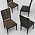 French Style Dining Chair 19: Elegant and Classic 3D model small image 3