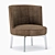 Elegantly Chic Hera Armchair 3D model small image 2