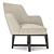 Elegantly Chic Hera Armchair 3D model small image 3