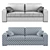 Tosconova Metropol Sofa: Sleek and Stylish 3D model small image 2