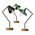 Retro Industrial Desk Lamps 3D model small image 1