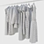 Stylish Hanging Garments 3D model small image 2