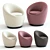 Bailey Armchair: Stylish, Detailed, 3D Model 3D model small image 1