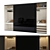 Modern Illuminated Wardrobe with LED Doors 3D model small image 1