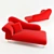 Luxurious Reed Velvet Chaise Lounger 3D model small image 2