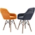 Modern Kendall Armchair: Ready-to-Use Designer Piece 3D model small image 2