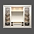 ALDO GK10 Elegant TV Wall Unit 3D model small image 1