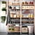 Pantry Perfection: Shelf Organizer 3D model small image 1