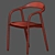 Neva Artisan Chair & Table Set 3D model small image 3