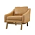 Elegant Coronet Armchair: Stylish and Luxurious 3D model small image 1