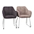 Elegant Upholstered Chair Set 3D model small image 2