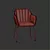 Elegant Upholstered Chair Set 3D model small image 3