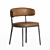 Luxury Maxalto Dining Chair 3D model small image 3