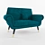 Modern Sofa Set: Minotti Albert & Lle 3D model small image 2