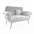 Modern Sofa Set: Minotti Albert & Lle 3D model small image 3