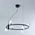 Opal Glow Pendant Light 3D model small image 1