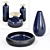 Natuzzi Stromboli Ceramic Vases 3D model small image 2