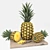 Tropical Pineapple Set: 3dsMax 2015 Vray 3D model small image 1