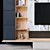 Modern TV Console Stand - Black 3D model small image 2