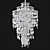 Elegant Ambrosia Pendant Light 3D model small image 2