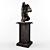 Bronze Male Torso Sculpture 3D model small image 1
