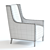 Elegant Christo Armchair: Exquisite Design & Supreme Comfort 3D model small image 2