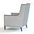 Elegant Christo Armchair: Exquisite Design & Supreme Comfort 3D model small image 3