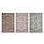 Luxury Carpet Set - High-Quality Textures 3D model small image 3