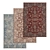 Versatile Carpet Set: High-Quality Textures. 3D model small image 1