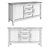 Navy White Sideboard: Elegant and Spacious 3D model small image 3