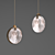 Celestial Moon Pendant 3D model small image 1