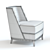 Modern Sloane Armchair: High-Detail 3D Model 3D model small image 2