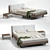 Modern Scandinavian Mikkel Bed - Rove Concepts 3D model small image 1