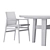 Poliform Ipanema Chair & Home Hotel Table: Stylish Set 3D model small image 3