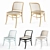 Elegant Bentwood Chair: N.811 3D model small image 1